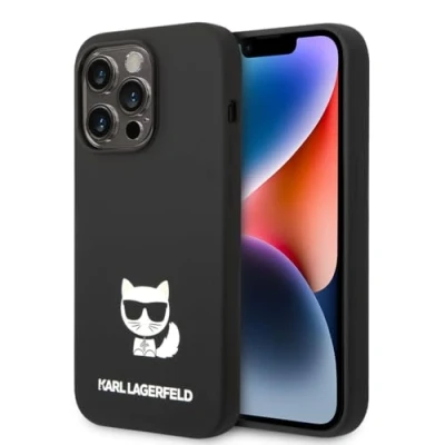 Image de Karl Lagerfeld KLHCP14XSLCTBK Coque Rigide pour iPhone 14 Pro Max 6,7&quot; Noir/Noir