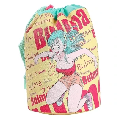Image de Dragon Ball Trousse de toilette Motif Bulma avec compartiments intérieurs, fermeture sécurisée, jaune et bleu, produit officiel (CyP Brands), citronier, Taille unique