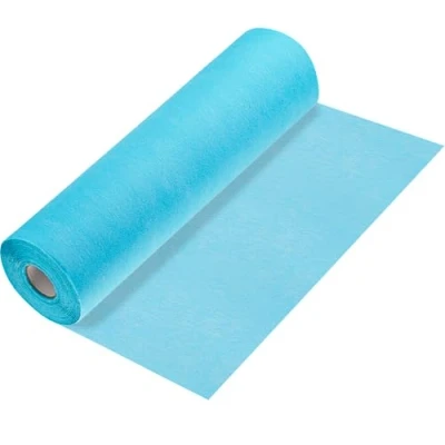 Image de 100%Mosel Chemin de Table en Non tissé, Bleu Aqua (30 cm x 25 m), Nappe décorative pour Anniversaires Mariages et des Occasions spéciales