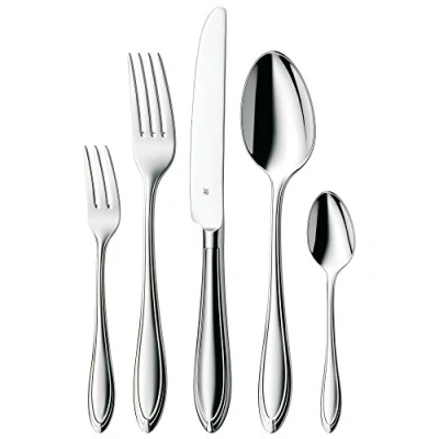 Image de WMF 1189009000 Florenz Set de 60 Ménagères Acier Inoxydable, Argent