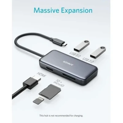Image de Anker A83340A1 USB 3.2 Gen 1 (3.1 1) Type C Noir Neuf