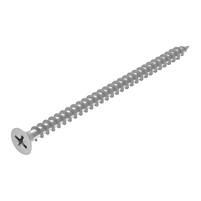 Image de SECCARO Lot de 100 vis à bois en acier inoxydable V2A VA A2 Filetage complet 4 x 80 mm