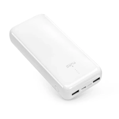 Image de Batterie de secours PURO 20000 mAh FastCharge 10W USB A+A+C Blanc