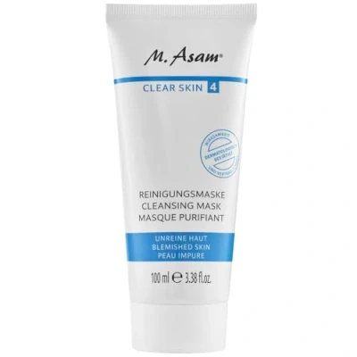 Image de M. Asam CLEAR SKIN Cleansing Mask (100 ml) Masque visage à l&#039;argile apaisant, combat les boutons, impuretés et réduit pores, soin contre l&#039;acne, végétalien