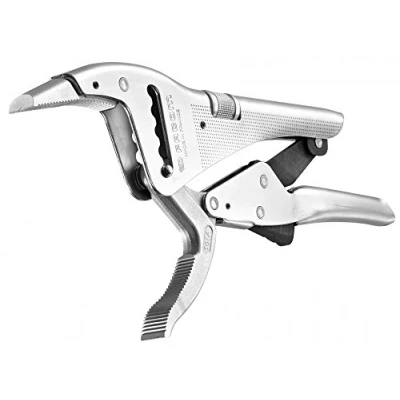 Image de FACOM Pince Étau à Becs Longs Boutonnière 5 Positions avec Gâchette de Contrôle Largeur 17 mm Rainure Usinée sur Bec Supérieur 501A