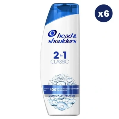 Image de 6 2 en 1 Classic 270ml, Head&amp;Shoulders