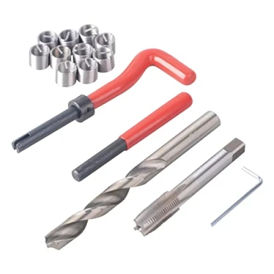 Image de DAYUAN kit de réparation filetage M12 x 1,50 mm, outils hélicoïdal, d&#039;insertion fil, ensemble d&#039;outils à main compatibles pour automobile