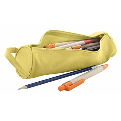 Image de ANTEVIA Trousse scolaire pour stylos Avec poignée PLUS DE 10 MODELES Fermeture : Zippé Couleur Jaune (Celes jaune)