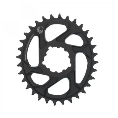 Image de Sram X Sync 2 Ovale 36t Montage Direct 3 Mm Offset Boost Alum Black Eagle Chainring Mixte, Noir