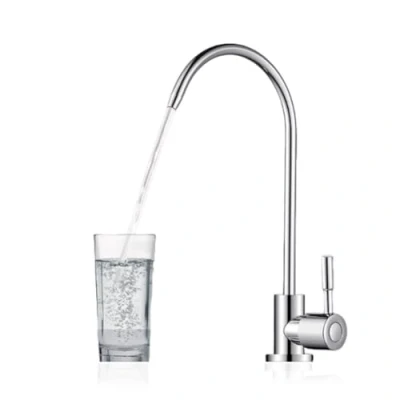 Image de Robinet De Cuisine à Osmose Inverse, 1/4&#039;&#039; Evier D&#039;eau Potable, Pivotant 360 Eau Filtre En Acier Inoxydable Pour Sous Comptoir