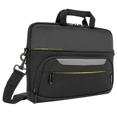 Image de Targus Sacoche fine CityGear 11,6&quot; pour ordinateur portable et tablette de 11,6 pouces Housse transport avec compartiment rembourré Noir, TSS865GL
