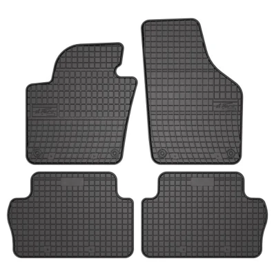 Image de FROGUM 0405 Ensemble de tapis sol Caoutchouc avant et arrière 4 noir Sur mesure VOLKSWAGEN: Sharan II