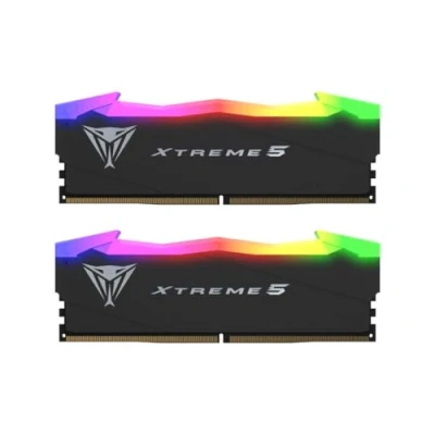 Image de Patriot Viper Xtreme 5 RGB DDR5 RAM 32 Go (2 x 16 Go) 8000MT/s CL38 Kit mémoire de Jeu pour Ordinateur Bureau UDIMM PVXR532G80C38K