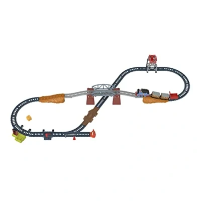 Image de Fisher Price Coffret 3 en 1 Thomas et ses Amis avec locomotive motorisée voitures de passagers Annie Clarabelle, Jouet Enfant, Dès ans, HGX64