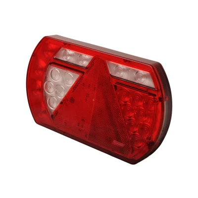 Image de Feu arrière GAUCHE rectangle LED 12 avec triangle Lucidity connecteur &#039;aspock&#039;