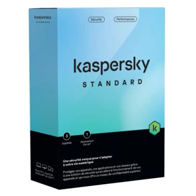 Image de Kaspersky Standard 3 Postes/1 An