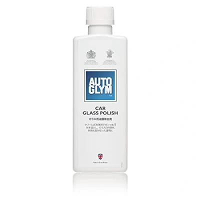 Image de Autoglym Car Glass Polish (Lustrant pour Vitres de Voiture) 325 ml Enlève la Saleté Due à Circulation, Graisse, Cire, les Insectes et bien d’autres (Usage Intérieur Extérieur)