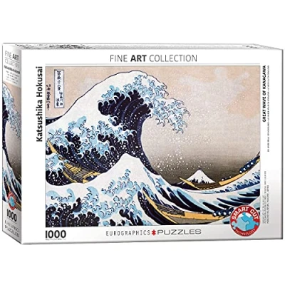 Image de Eurographics Katsushika HOKUSAI: DIE Grosse Welle VOR KANA Puzzle multicoloured pour enfants, Taille: One Size, Multi coloured