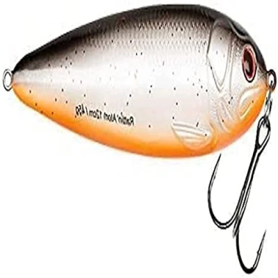 Image de Abu Garcia Rattlin&#039; Atom Leurre dur pour la Pêche des Carnassiers en Eau Douce Hameçons Triples Très Résistants et Piquants, Perch