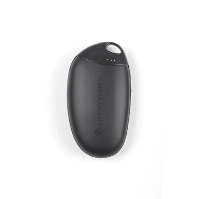 Image de Lifesystems Chauffe Mains Rechargeable avec Fonction Power Bank et USB, Batterie 5000 mAh, 4 Niveaux de Chaleur, jusqu&#039;à 6 Heures Noir