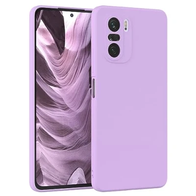 Image de EAZY CASE Coque de Protection en silicone pour Xiaomi Mi 11i, violet, souple, résistante aux chocs, avec l&#039;appareil photo Fine TPU Violet