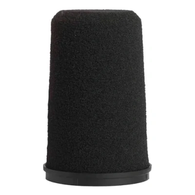 Image de Shure RK345 pour Les Microphones Sm7A et Sm7B Le Pare Brise de Remplacement en Mousse Noire Réduit la Respiration Bruit Vent Indésirables, Lutte Contre Plosifs Clics