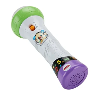 Image de Fisher Price Laugh &amp; Learn Rock, microphone enregistreur, 18 mois et plus, Version: Allemande, FBP32