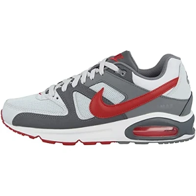 Image de Nike Homme Air Max Command Chaussures de Running, Gris (Pure Platinum/Gym Red/DK Grey/Cool Grey/White 049), 41 EU