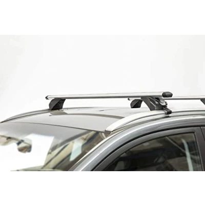 Image de Barres de Toit en Aluminium RIC KING1 compatibles avec Opel Zafira C Tourer 2011 à 2019 Mains courantes Basses intégrées