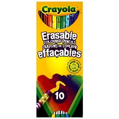 Image de Crayola Ensemble de Crayons couleur effaçables 10 pcs