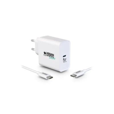 Image de URBAN FACTORY CYCLEE Chargeur GaN pour ordinateur 65W USB C