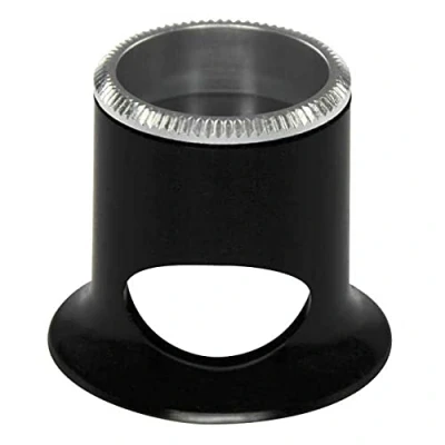 Image de Bergeon 2611 TN 4X Biconvex Air 2.5 Loupe d&#039;horloger fabriquée en Suisse