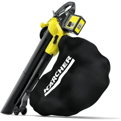 Image de Kärcher 36 V Souffleur Aspirateur Broyeur de Feuilles sans Fil BLV 240, Fonction Mulching, Vitesse Air : 240 km/h, Sac Réservoir 45 l, Poids 4,2 kg, Nécessite Batterie non Incluse