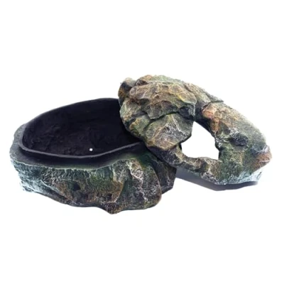 Image de Zoo Med RC 32 Repti Abri 3 en 1 Cave pour reptiles et amphibiens LG, L, 30 cm