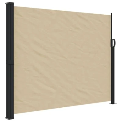 Image de vidaXL Auvent latéral rétractable Beige 170x300 cm, écran d’intimité de Jardin, Brise Vue Balcon, d&#039;extérieur, d&#039;extérieur