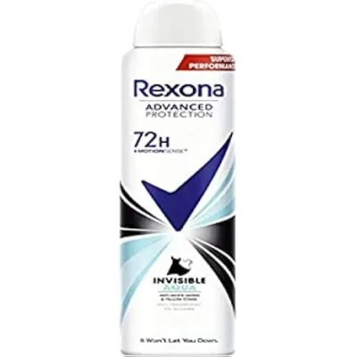 Image de Déodorant Aérosol Rexona Advanced Protection 72h Invisible Aqua Femme 200 ml