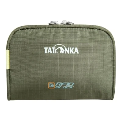 Image de Tatonka Portefeuille Big Plain RFID B avec Protection et Compartiment à Monnaie, Compartiments pour Cartes de crédit, bancaires, etc. Dimensions : 13 x 9 2 cm