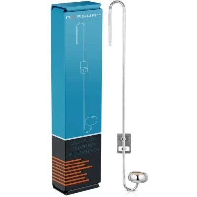 Image de diffuseur de CO2 Measury aquarium acier inoxydable, (40cm)