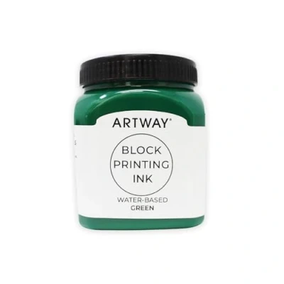 Image de Artway Encre d&#039;impression en Bloc de Première Qualité 250ml Vert Idéal pour l&#039;impression Relief, et Lino