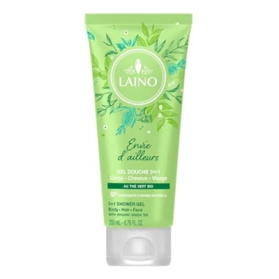 Image de Laino Shampooing Douche 3 en 1 Thé Vert BIO
