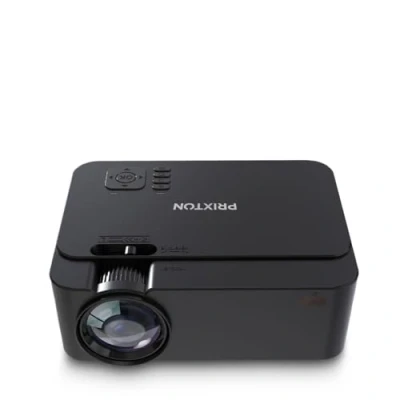 Image de PRIXTON Goya Vidéoprojecteur 2800 lumens, 2 Haut parleurs et Télécommande, 50 000 H, VGA, HDMI, USB2.0, MicroSD AV, Couleur Noir