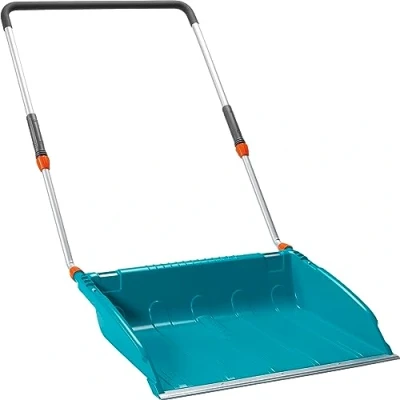 Image de Gardena Pelle à Neige : de déneigement Large avec poignée télescopique en 3 Parties, Largeur Travail 70 cm, Bord renforcé, poignées supplémentaires pour Un déversement Facile (3260 20)