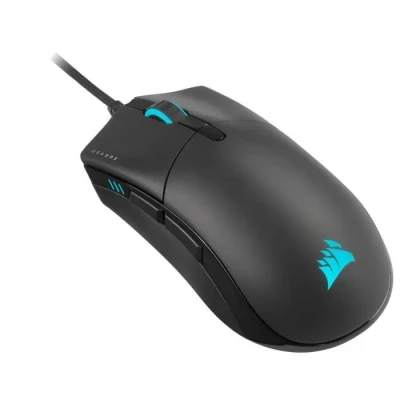 Image de CORSAIR SABRE RGB PRO CHAMPION SERIES Souris de Jeu FPS/MOBA Filaire Ultra Légère 18 000 DPI Design Ergonomique Compatible iCUE PC, Mac, PS5, PS4, Xbox Noir