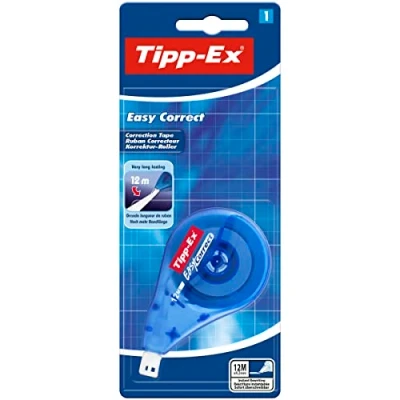 Image de Tipp Ex Easy Correct Ruban Correcteur 12 m x 4,2 mm, Blister de 1