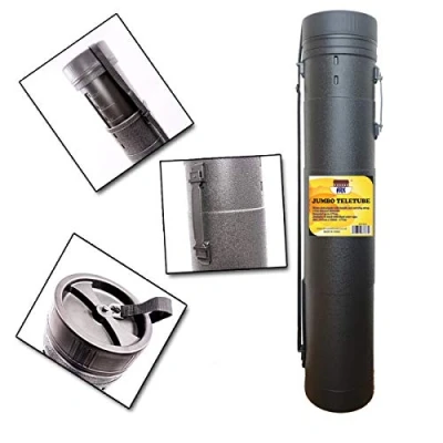 Image de ARK Tube télescopique extra large et robuste avec poignée de transport extensible Noir 18,5 x 106 cm 177