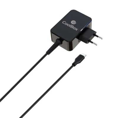 Image de Coolbox Alimentation Portable 65W GaN USB C +14 Embouts Haute Rendement Polyvalence de Connexion Technologie Avancée Couleur Noir Neuf