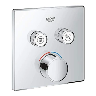 Image de Grohe Mitigeur Encastré 2 Sorties Smartcontrol, Chromé, 29148000 (Import Allemagne)