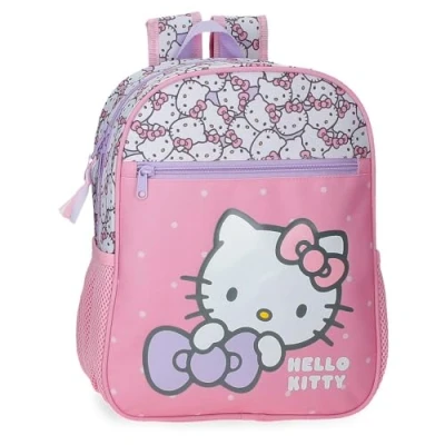 Image de Hello Kitty My Favourite Bow Sac à Dos Rose 27 x 33 11 cm Polyester 9,8 L, Rose,