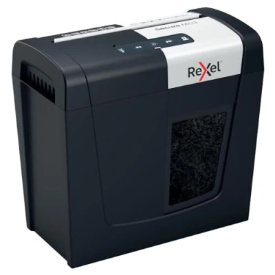 Image de Rexel 2020128 Secure MC3 Whisper Shred Destructeur de Documents Coupe Micro Sécurité P5, Capacité 3 Feuilles, Corbeille 10 litres Amovible