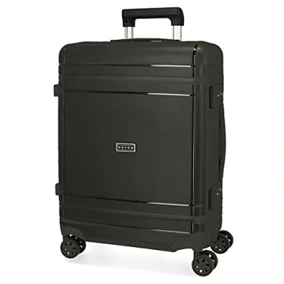 Image de Movom Dimension Valise de cabine Noir 40 x 55 20 cm Rigide Polypropylène Fermeture TSA 78L 2,66 kg 4 Roues Doubles Bagages à Main, ,